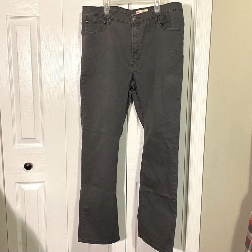 WRANGLER PANTS CHARCOAL GREY